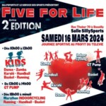 Participez au Five For Life pour le Télévie le 16 mars 2024